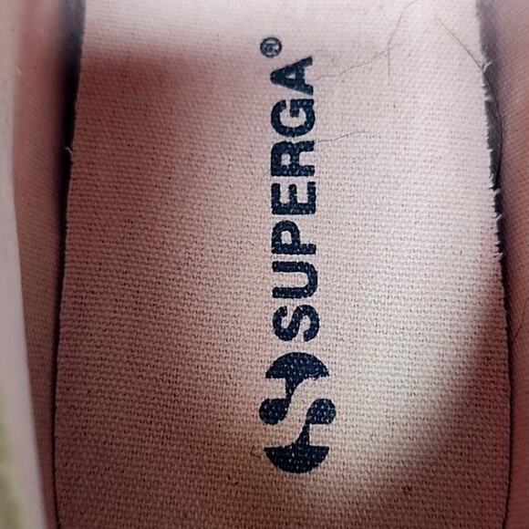 SUPERGA STYLE PLATFORM SNEAKER WOOL PINK WOMAN'S SIZE 8.0 WIDE IN GUC VERY CUTE - Picture 15 of 16